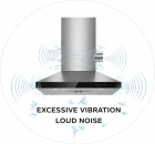 Excessive vibration and chimney making loud noises